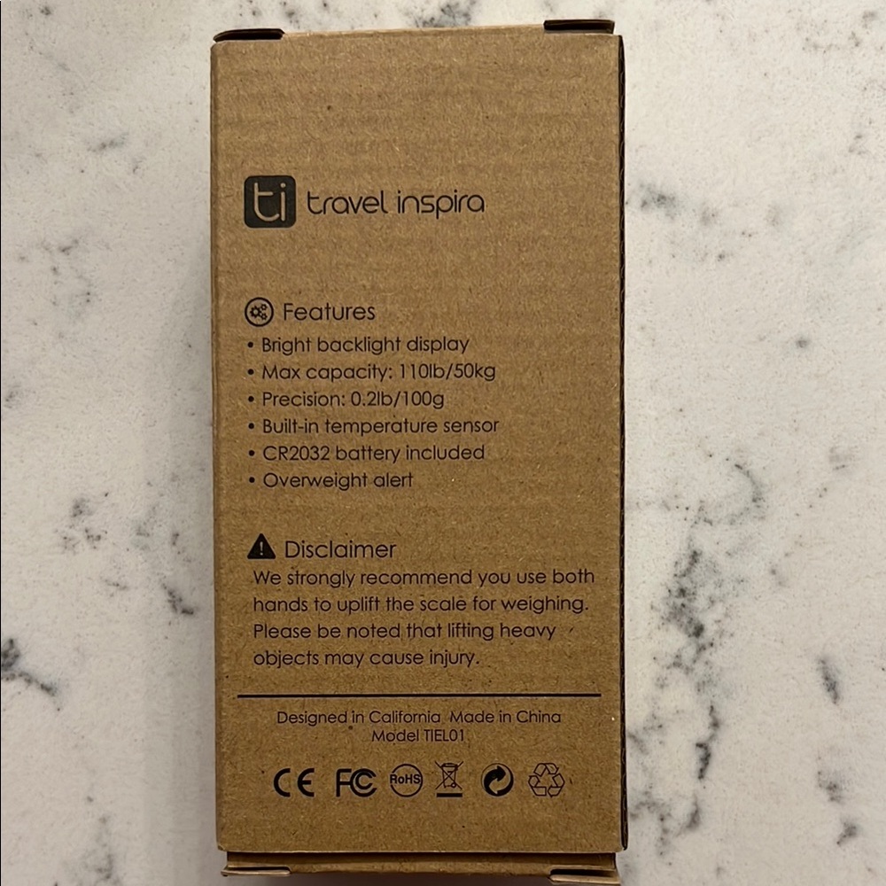 Travel Inspira Digital Luggage Scale - Picture 2 of 3